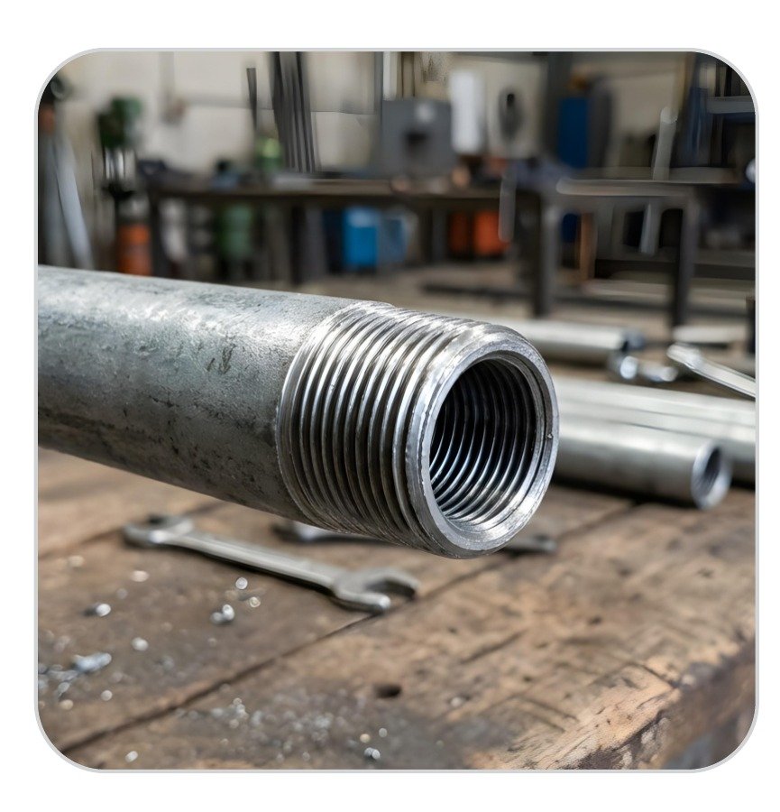 Threading process stage